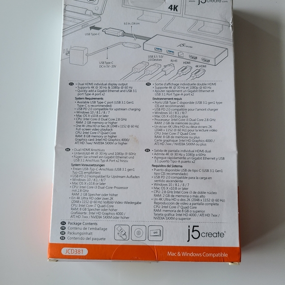 J5 Create USB type C mini dock - Picture 3 of 4